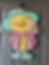 Spring Chick In Hat And Jacket Door Hanger