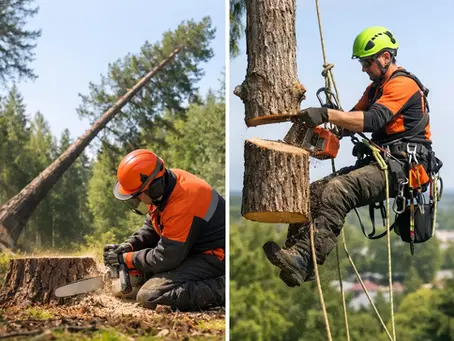 Tree Felling Versus Dismantling Explained