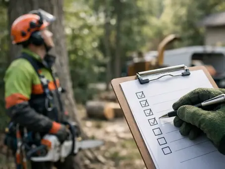 Tree Surgeon Services Review Checklist