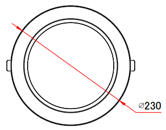 Thumbnail: 30W 200MM CUTOUT COB DOWNLIGHT KIT (DL3005)