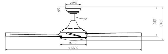 Thumbnail: DC CEILING FAN (FINCH)