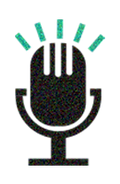 Microphone with soundwaves