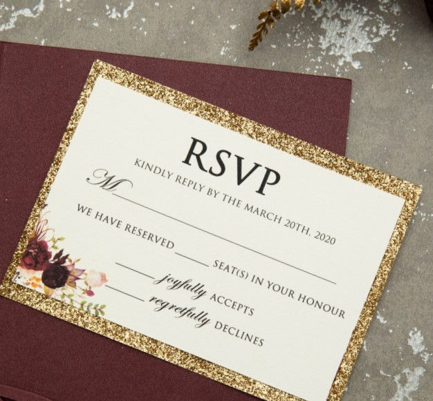 Thumbnail: Graceful Love Heart Tri-fold Laser Cut Pocket Wedding Invitation Suite