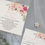 Thumbnail: Exquisite Spring Pink Floral UV Printing Wedding Invitation