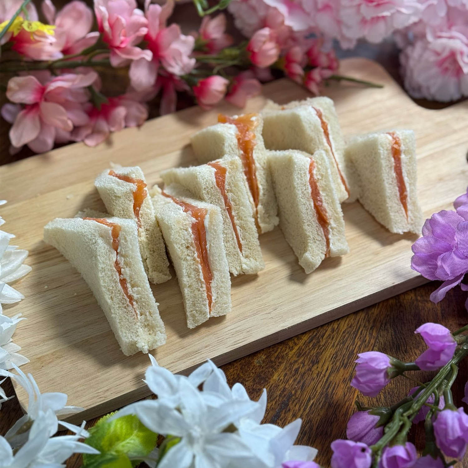 Mini Sandwich Saumon Fumé