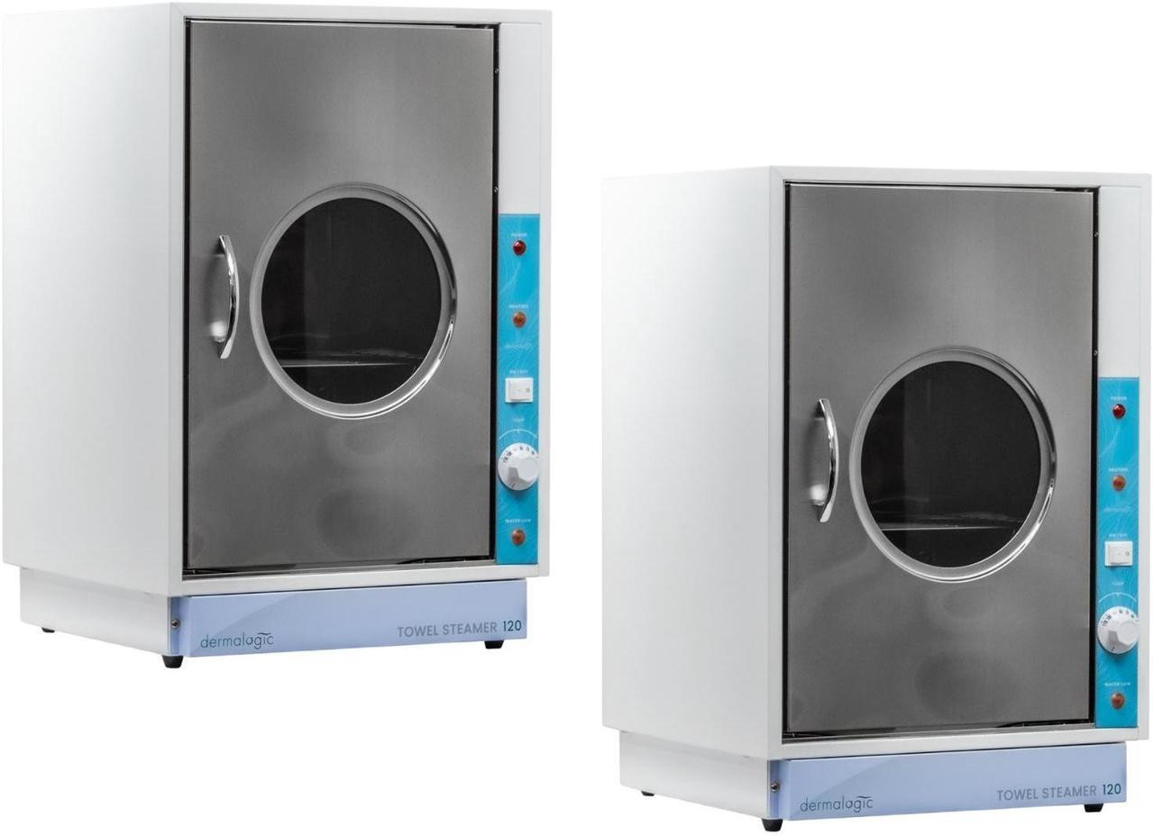 Set of 2 Dermalogic Towel Steamer 120 Professional Equipment for Massage Spa Cen
