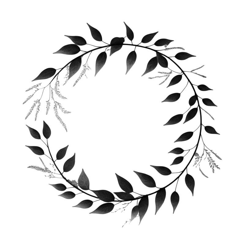 Miniaturbild: Floral Circles Black Paket 3