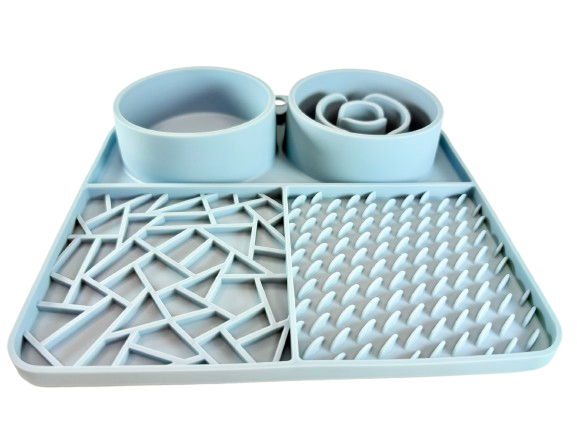 Gamelle ludique d'alimentation et de léchage pour chien et chat