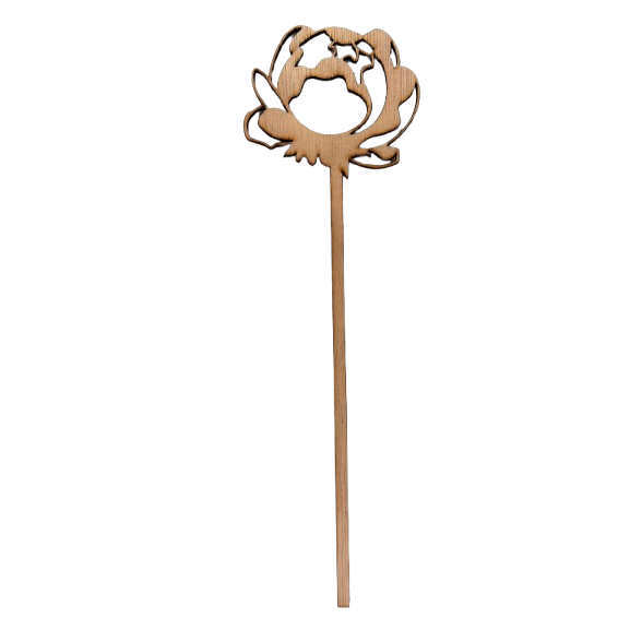 Miniature : grande fleur en bois décoration fleur en bois idée cadeau maman mamie