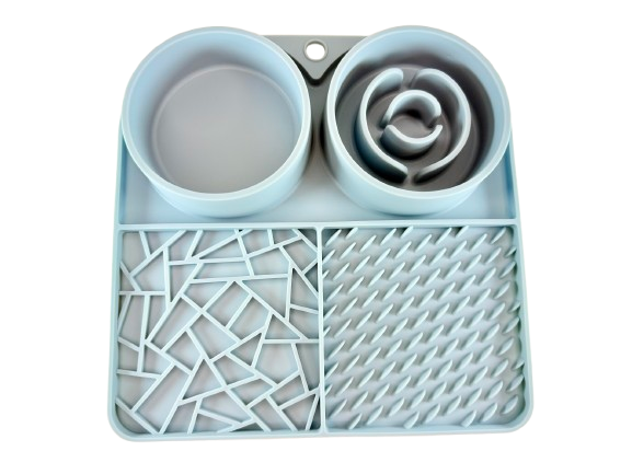 Gamelle ludique d'alimentation et de léchage pour chien et chat