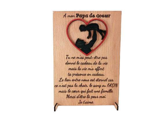 Miniature : cadeau papa de coeur cadeau beau père bonne fête beau papa
