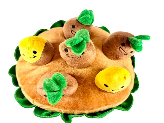 Miniature : Jeu de fouille thème jardin de pommes de terre pour chat chien nacs