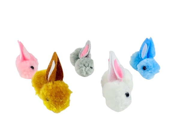 Peluche en forme de lapin pour chat