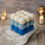 Thumbnail: Ombre bubble 100% organic Soy Wax Cube Candle (150gm)