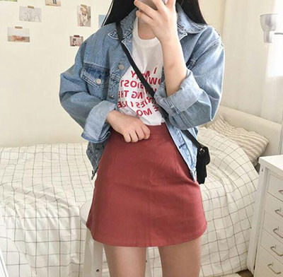 Jacket Match With A Skirt