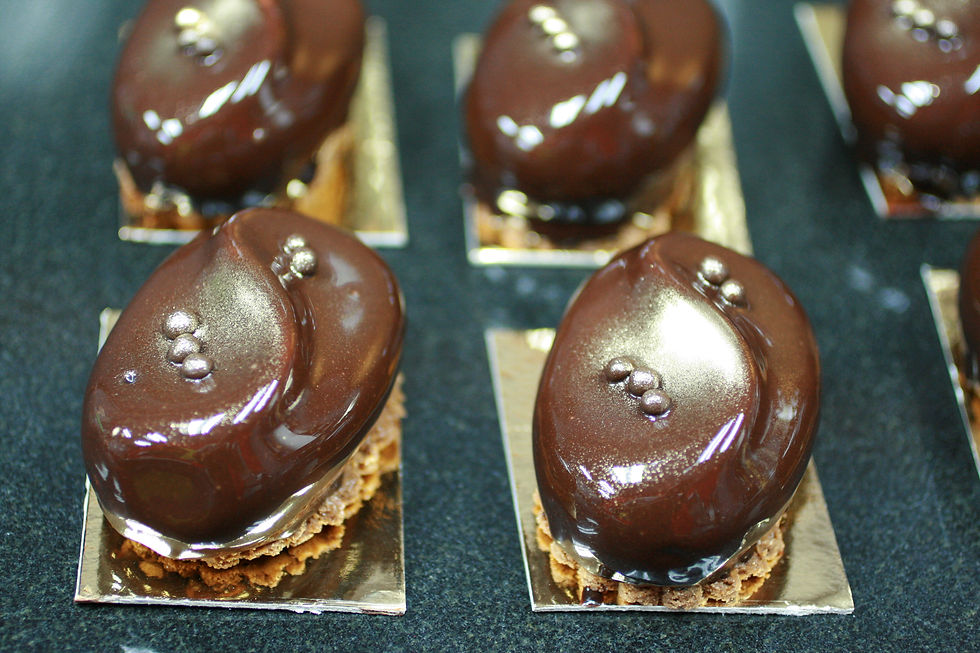 Mint chocolate mousse