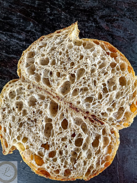 How to achieve an open crumb sourdough bread