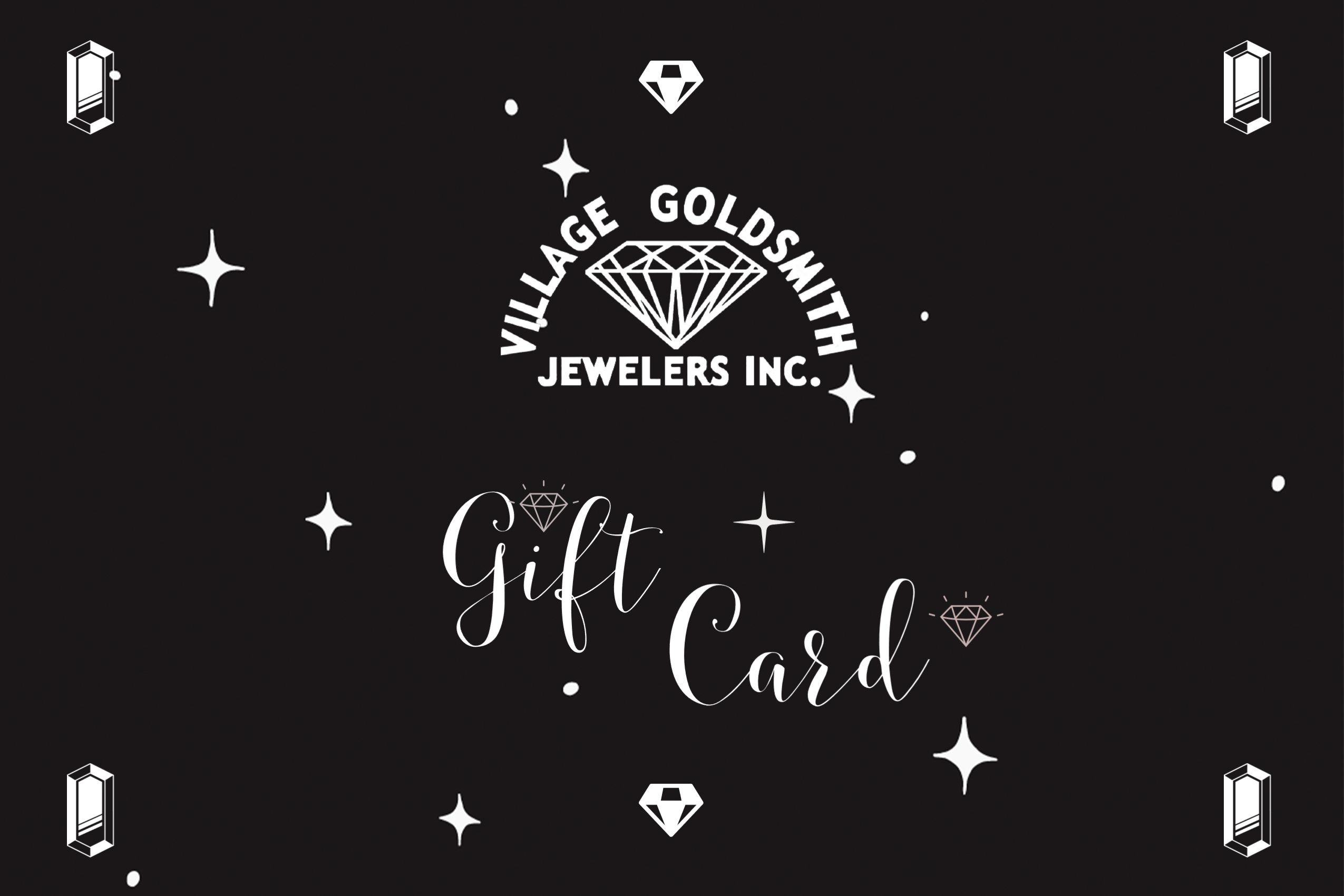 Gift card, Village Goldsmith Jewelers, Ormond Beach Jewelers Florida