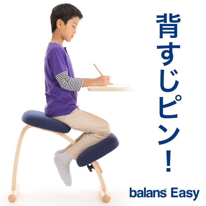 バランスイージーに座る男の子