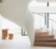 White Wooden Staircase