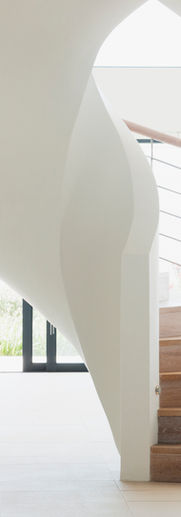 White Wooden Staircase