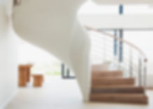 White Wooden Staircase
