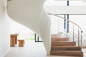 White Wooden Staircase