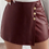 Miniatura: FALDA SHORT ECOCUERO