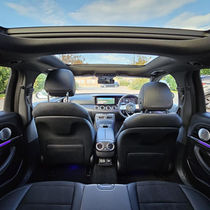 Interior of a Mercedes E-Class
