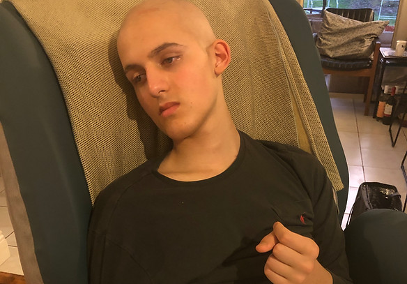 After 2 previous attempts to remove his tumour Luca was close to death.JPG