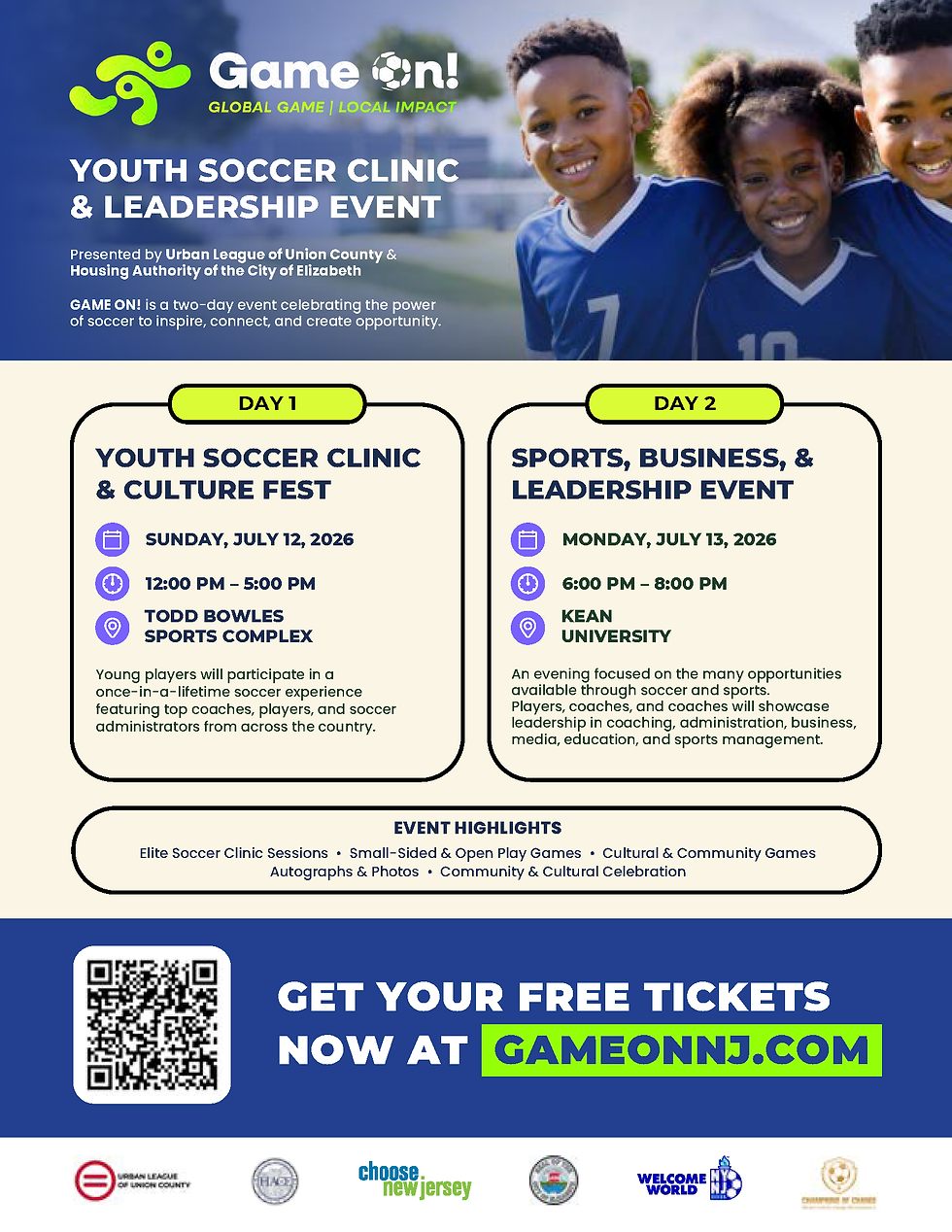 Game On!: Soccer CultureFest and Resource Fair - Sports, Business, & Leadership Event