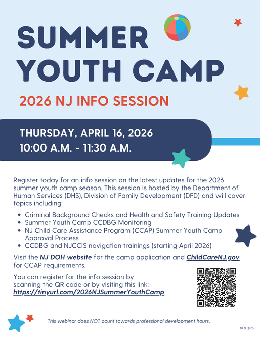 Summer Youth Camp - 2026 NJ Info Session