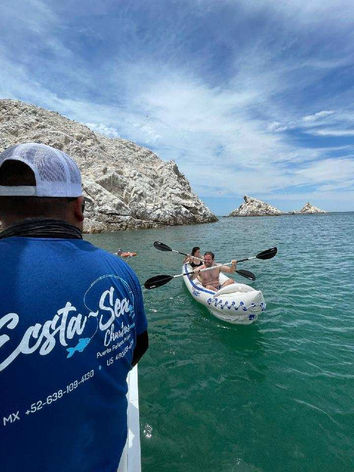 kayaking at bird island