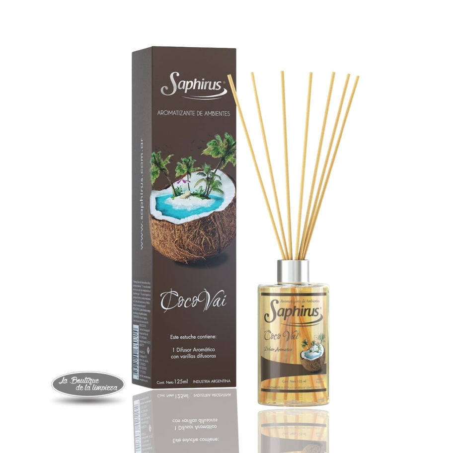 Saphirus Difusor Coco Vai x 125ml difusor de aromas