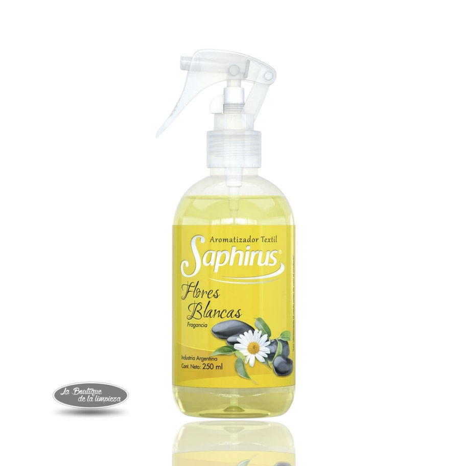 Saphirus Textil Flores Blancas x 250ml aromatizante textil