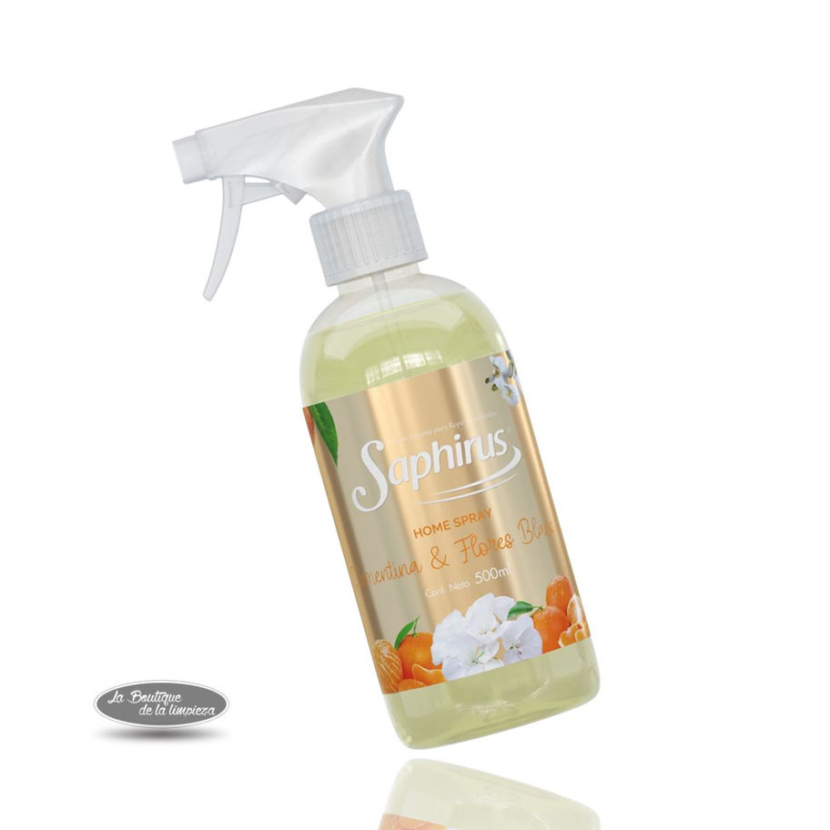Saphirus Home Clementina y Flores Blancas x 500ml aromatizante de ambientes