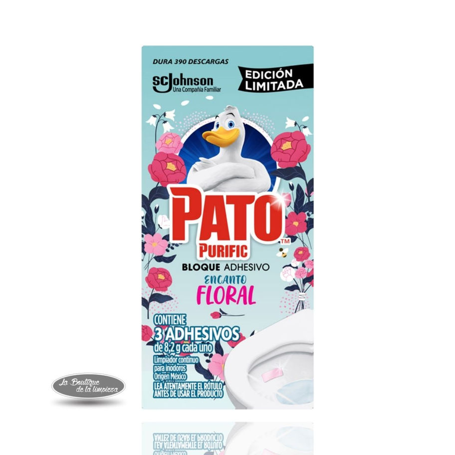 Bloque Adhesivo Floral Pato Purific x 3un aromatizante para baño
