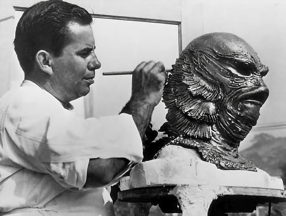 Bud Westmore maquillando