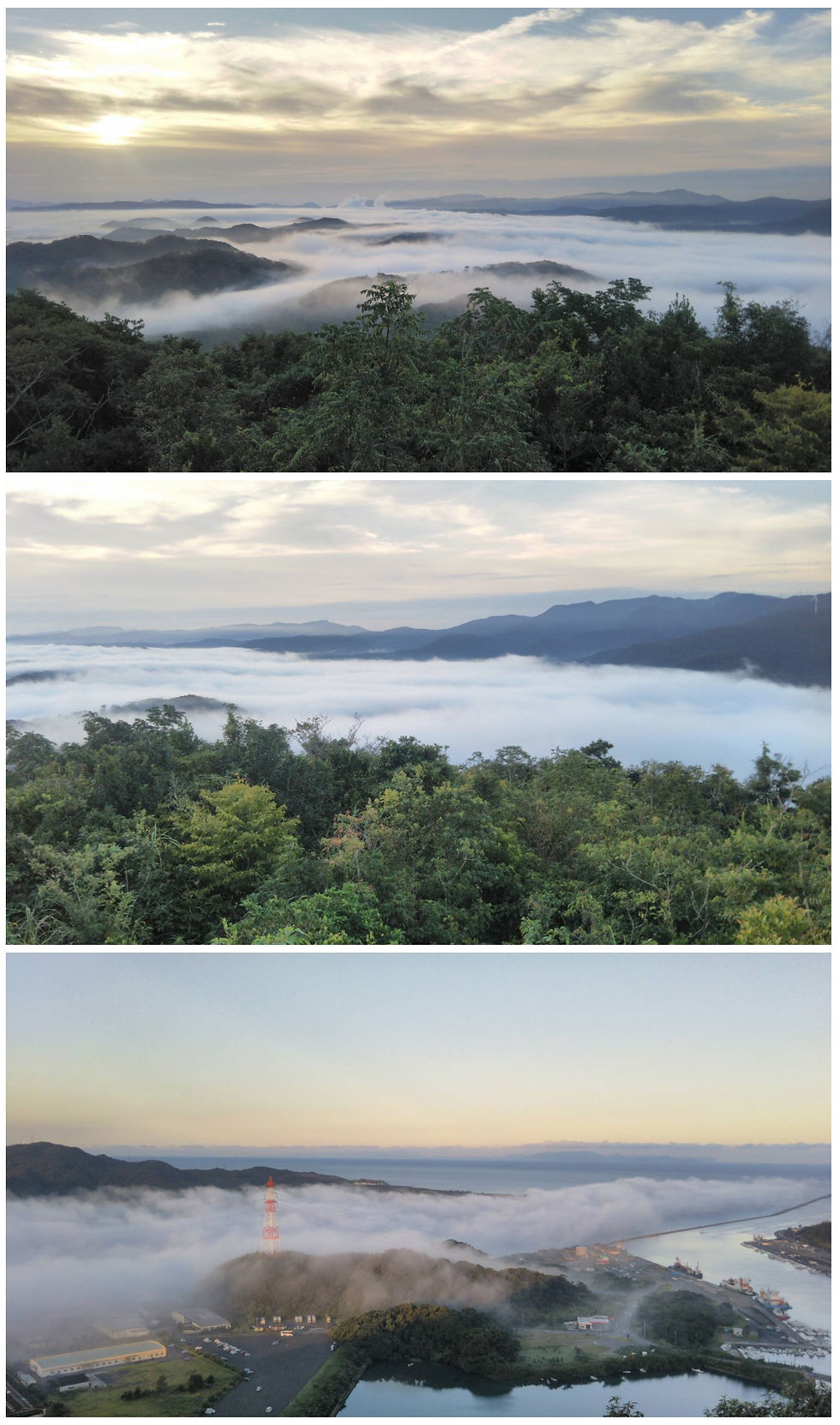 月屋山からの光景