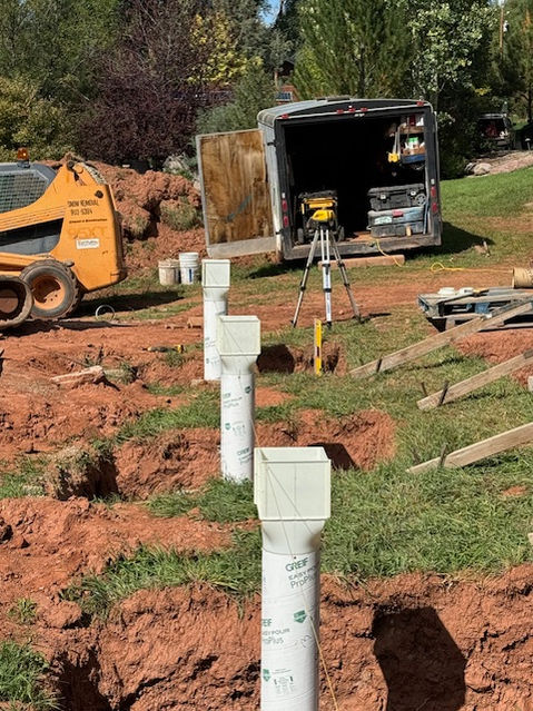 construction of tube tops in the ground