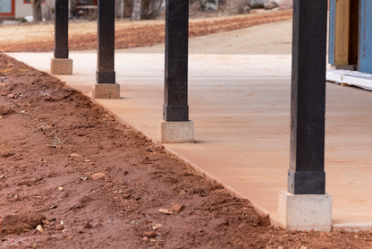 actual tube tops in use with brown wood columns