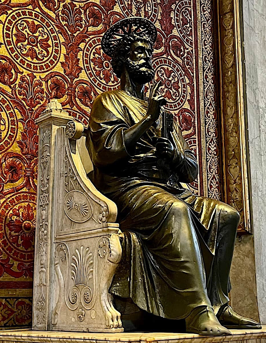 Arnolfo di Cambio, 1299? St. Peter, St. Peter's Basilica, Rome