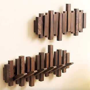 Wooden Wall Coat Rack