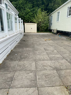Patio Area with Strorage