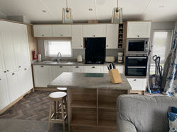 Kitchen and Island with breakfast bar