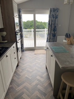 Kitchen and Island with breakfast bar