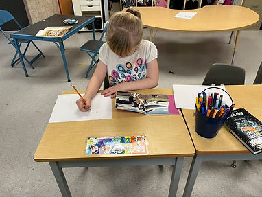 A child drawing Jem