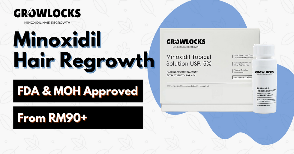 Discovering Minoxidil in Kuala Lumpur: Your solution to combating hair loss illustrated in this cityscape.