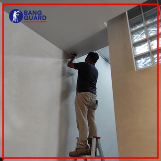 Pemasangan CCTV di Nilai untuk rumah teres dua tingkat dengan sistem DVR