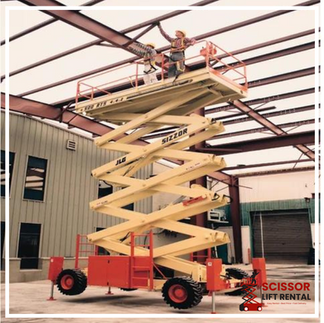 Rent a scissor lift for roof access in Kajang